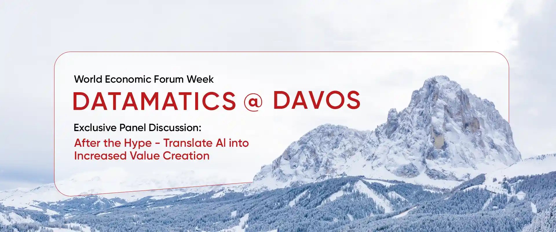 Datamatics@Davos